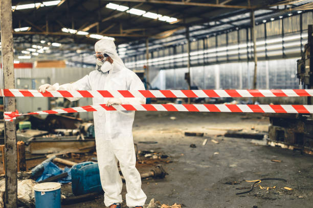 Professional Biohazard technician working in Portsmouth, NH